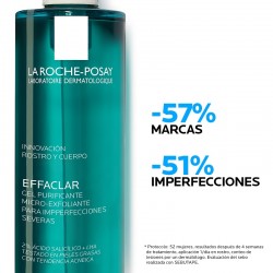 LA ROCHE POSAY Effaclar Gel Purificante Micro-Exfoliante 400ml
