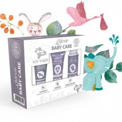 ELIFEXIR Kit Viaggio Baby Care Shampoo Gel + Latte Corpo Idratante + Crema Zona Pannolino