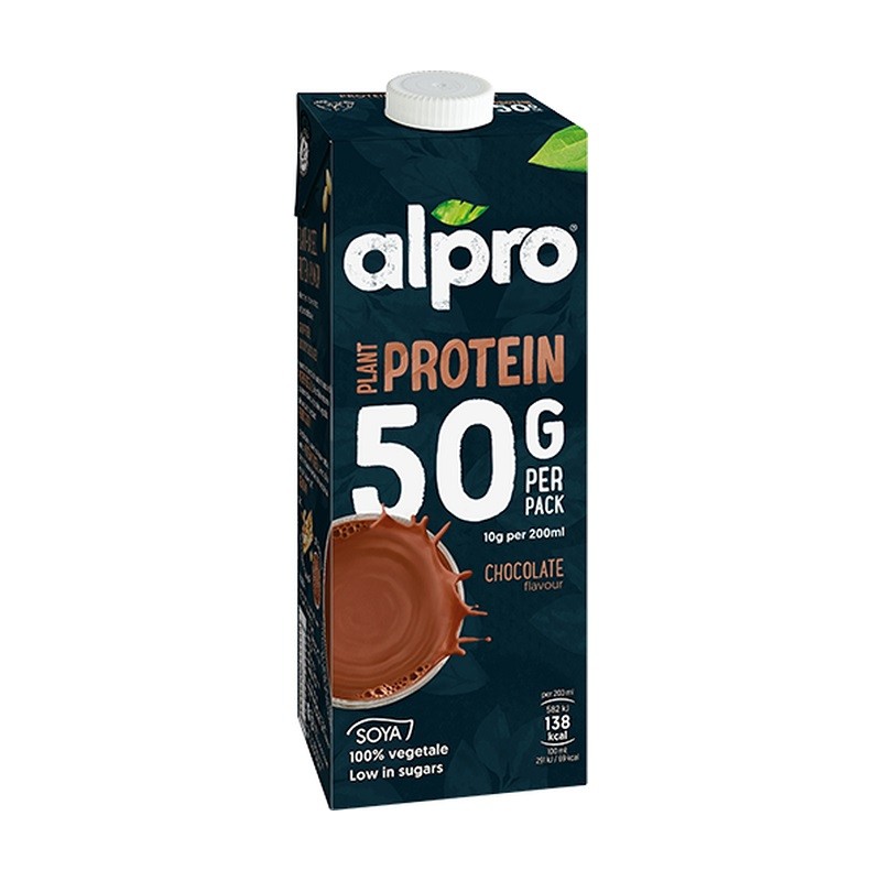 Alpro - Boisson végétale - Soja protéine goût chocolat - 250ml - Lot de  15x250ml : : Epicerie