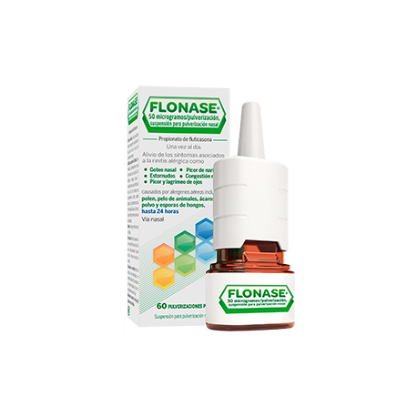 FLONASE 50 MCG/PULSATION NÉBULISEUR NASAL 60 DOSE