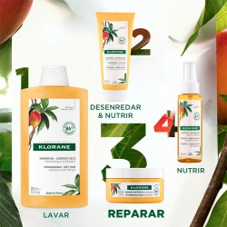 KLORANE Reparierende und nährende Mangobuttermaske Ritualanwendung 150 ml