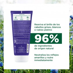 KLORANE BIO Centaurea Après-Shampooing pour Cheveux Gris et Blonds 200 ml