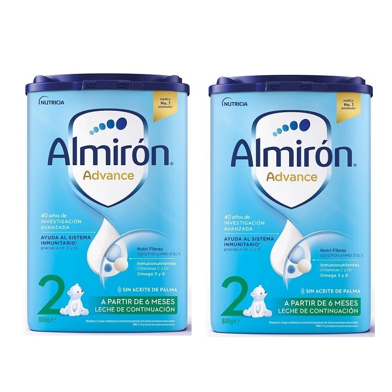 ALMIRÓN Advance 2 Duplo Latte Continuazione 2x800gr NUOVA FORMULA ALMIRÓN Advance 2 Duplo Latte Continuazione 2x800gr NUOVA FORMULA