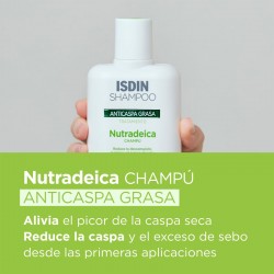 ISDIN Nutradeica Öliges Antischuppenshampoo lindert Juckreiz 400 ml