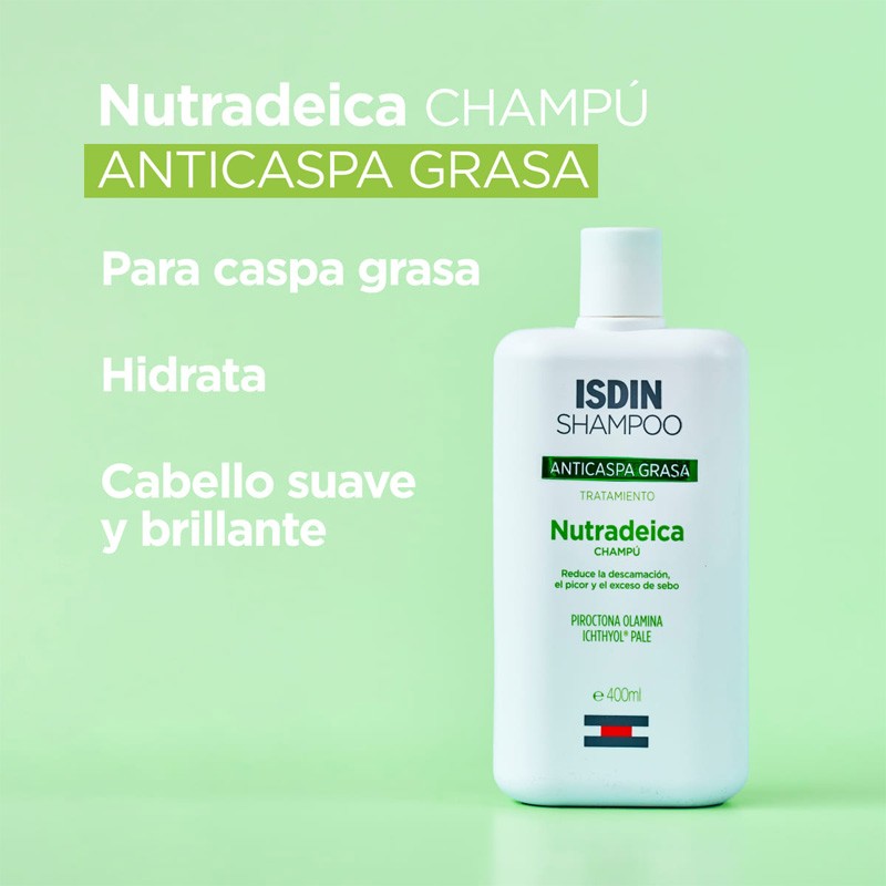 ISDIN Champú Anticaspa Hidratante 400 ml【ENVÍO 24H*】