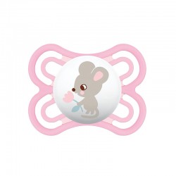 Chupeta MAM Perfect Silicone +0M (Rosa Rato)