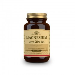 SOLGAR Magnesium + Vitamin B6 (100 Tablets)