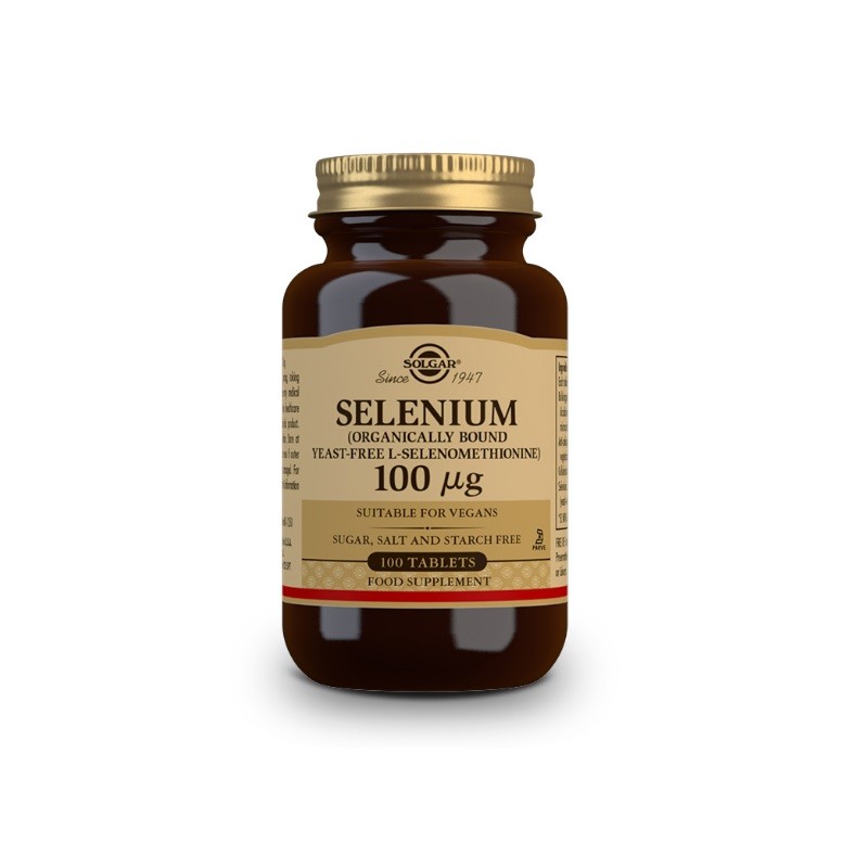 SOLGAR Sélénium 100mcg (sans levure) 100 comprimés