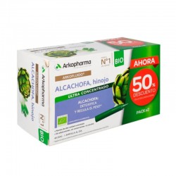 ARKOPHARMA Arkofluido Alcachofa e Hinojo BIO Pack x2 (20+20 ampollas)