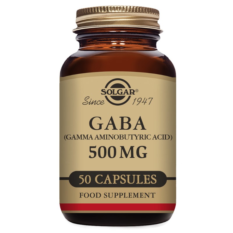 SOLGAR Gaba 500 mg 50 capsules