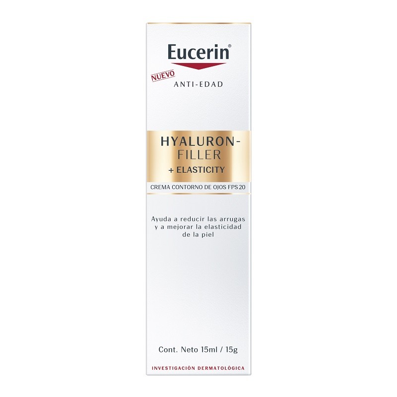EUCERIN Hyaluron Filler +Elasticity Contorno de Olhos FPS20 (15ml) EUCERIN Hyaluron Filler +Elasticity Contorno de Olhos FPS20 (15ml)