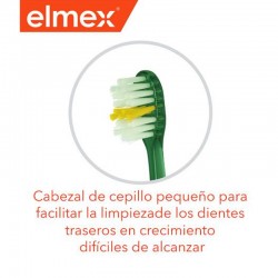 ELMEX Cepillo de dientes manual Anticaries Junior Cabezal Pequeño