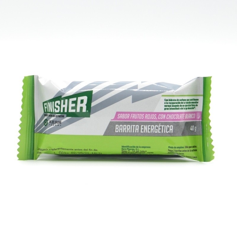 FINISHER Energieriegel mit rotem Fruchtgeschmack und weißer Schokolade 1 Einheit FINISHER Energieriegel mit rotem Fruchtgeschmack und weißer Schokolade 1 Einheit