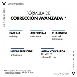 VICHY Liftactiv Supreme Creme Antirrugas para Pele Seca com Cafeína 50 ml