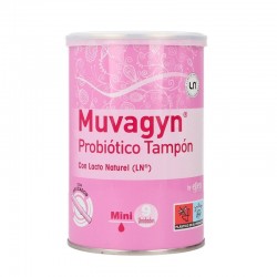 MUVAGYN Tampón Probiótico Mini con Aplicador 9 uds
