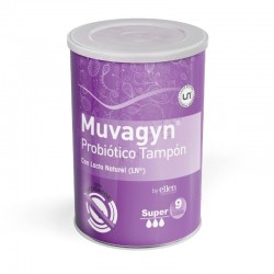 MUVAGYN Tampón Probiótico Super con Aplicador 9 uds