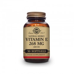 SOLGAR Vitamina E 400 UI (268 mg) 50 cápsulas blandas