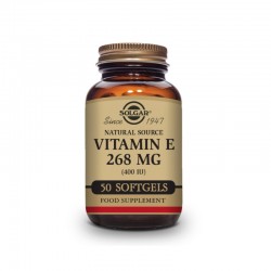 SOLGAR Vitamine E 400 UI (268 mg) 50 capsules molles