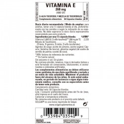 SOLGAR Vitamina E 400 UI (268 mg) 50 capsule molli