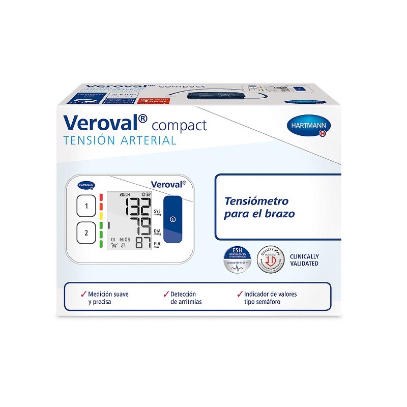 VEROVAL Misuratore di pressione sanguigna da braccio compatto VEROVAL Misuratore di pressione sanguigna da braccio compatto