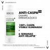 VICHY Dercos Shampoing Antipelliculaire Cheveux Secs 200 ml pellicules totalement éliminées