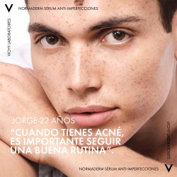 VICHY Normaderm Siero Anti-Imperfezioni PROBIO-BHA 30ml testimonianza della pelle con acne