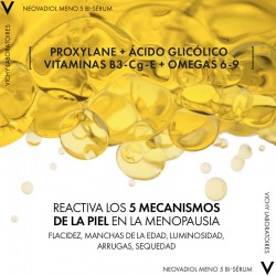 VICHY Neovadiol Peri & Post Menopausa Meno 5 Bi-Siero 30ml con acido glicolico