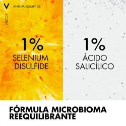VICHY Dercos Shampoo Anticaspa Cabelos Secos 390ml silício e ácido salicílico