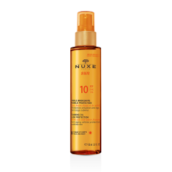 NUXE tanning oil low protection spf10