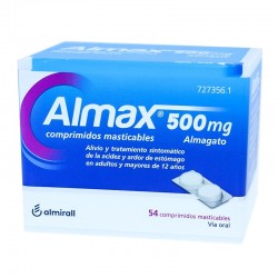 ALMAX 500mg 54 Chewable Tablets