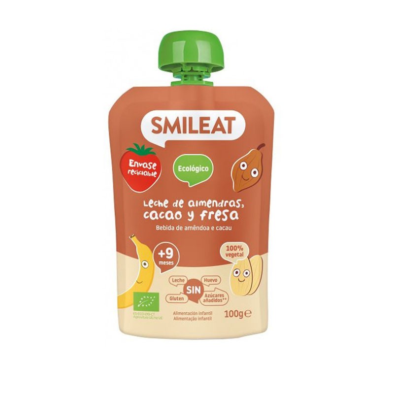 SMILEAT Beutel Mandel Kakao und Erdbeere 100 gr SMILEAT Beutel Mandel Kakao und Erdbeere 100 gr