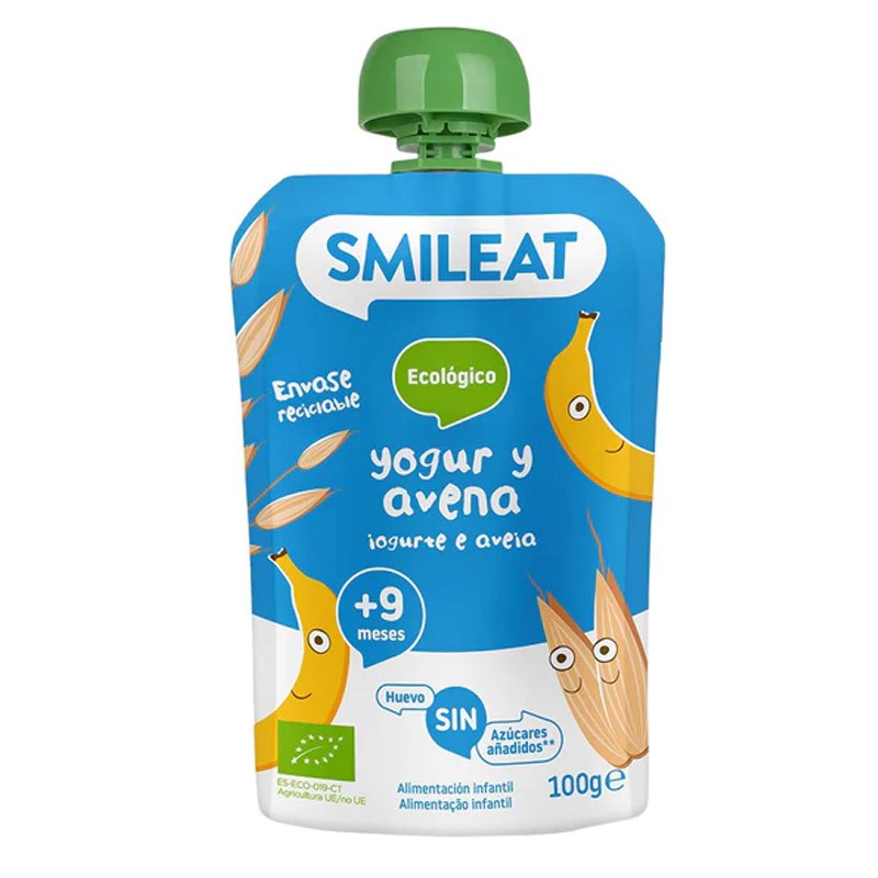 SMILEAT Pouch Yogurt and Oats 100gr SMILEAT Pouch Yogurt and Oats 100gr