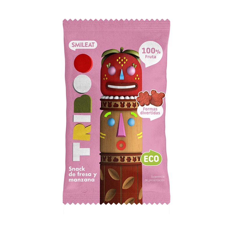 SMILEAT Sminolas Snack Fragole e Mele 25 gr SMILEAT Sminolas Snack Fragole e Mele 25 gr