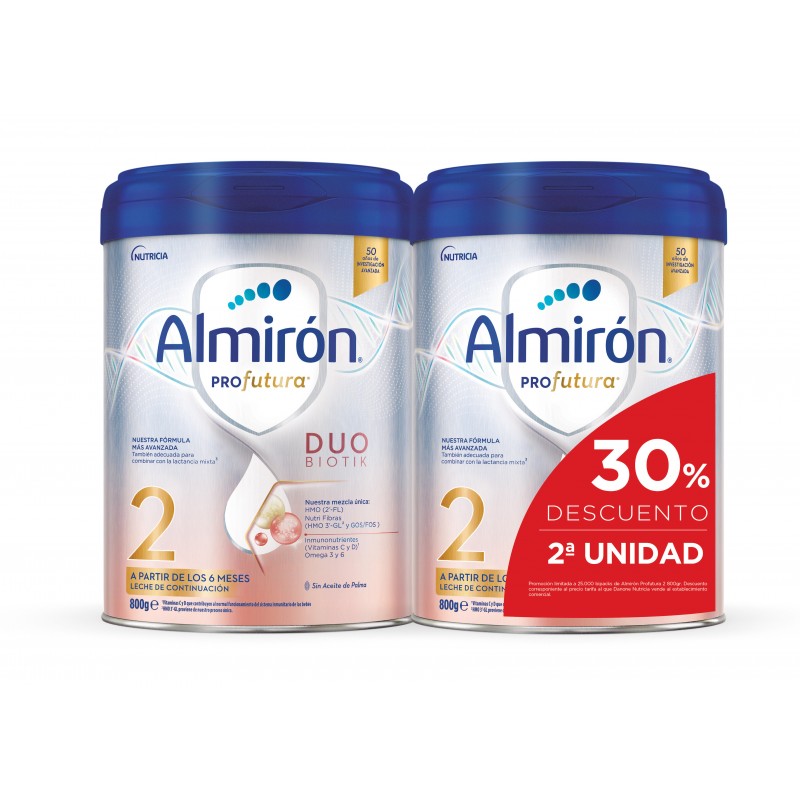 STARCH Profutura Duobiotik 2 Duplo 2x800gr Lait de suite pour nourrissons Offre STARCH Profutura Duobiotik 2 Duplo 2x800gr Lait de suite pour nourrissons Offre