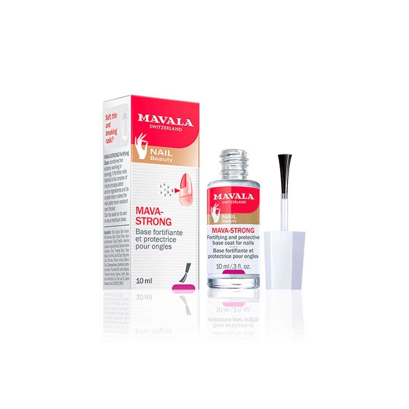 Mava Base Rinforzante e Protettiva Forte per Unghie 10 ml Mava Base Rinforzante e Protettiva Forte per Unghie 10 ml