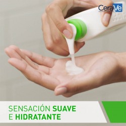 CERAVE Moisturizing Cleansing Gel 473ML soft and moisturizing sensation