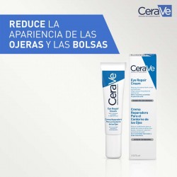 CERAVE Eye Contour Repair Cream 14 ml reduziert das Auftreten von Tränensäcken und Augenringen