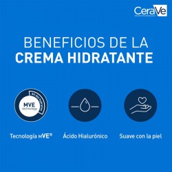 CERAVE Crema Hidratante 177ml con acido hialuronico