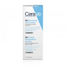 CERAVE Creme Renovador para Pés com Ácido Salicílico 85G hidrata e renova