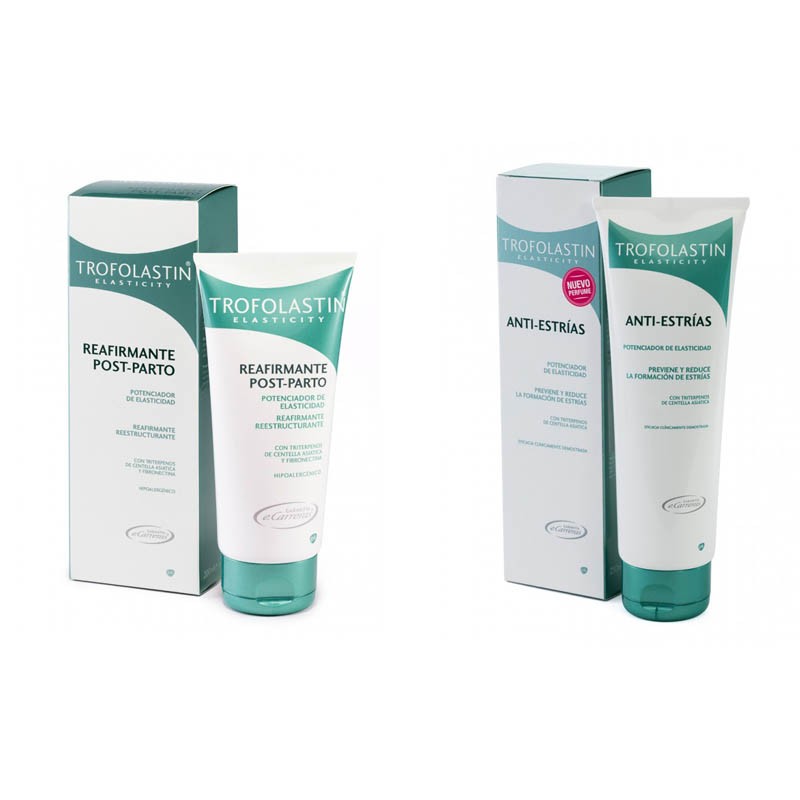Trofolastin Anti-Dehnungsstreifen + Postpartum Spezialpaket Farma2go