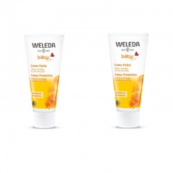WELEDA Duplo Bébé Crème Pour Le Couche Au Calendula 2x75ml