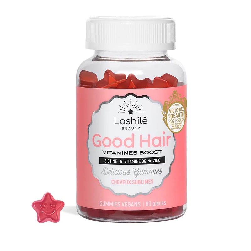 Lashilé Good Hair Vitamins Boost 60 Gummibärchen