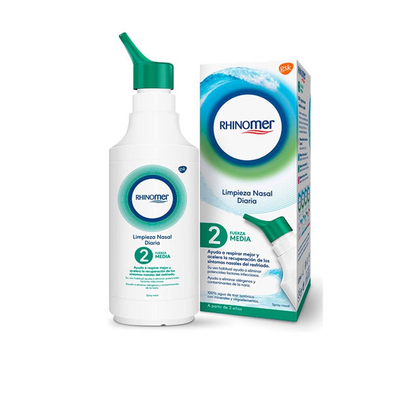 RHINOMER Tägliche Nasenreinigung Mittlere Stärke 2 135ml