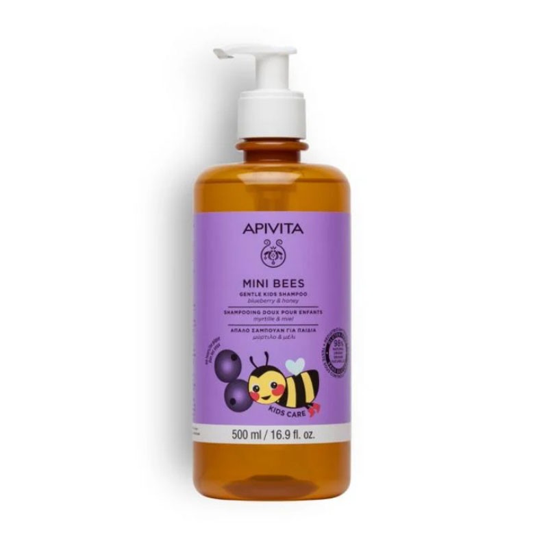 Apivita Kids Mini Bees Sanftes Blaubeer- und Honigshampoo 500 ml Apivita Kids Mini Bees Sanftes Blaubeer- und Honigshampoo 500 ml