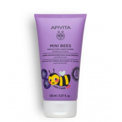 Apivita Kids Mini Bees Après-shampooing doux pour enfants Myrtille et Miel 150 ml