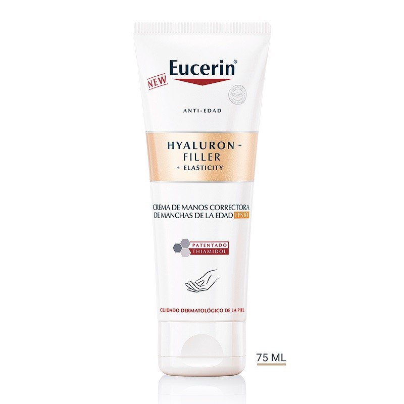 EUCERIN Hyaluron-Filler +Elasticity Creme Mãos Manchas FPS30 (75ml) EUCERIN Hyaluron-Filler +Elasticity Creme Mãos Manchas FPS30 (75ml)