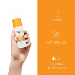 EUCERIN Sun Gel-Crema Oil Control Dry Touch SPF 30 (50ml) textura