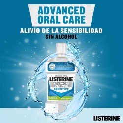 Listerine Advanced Defense Sensitive Fresh Mint 500ml alkoholfrei