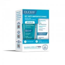 DUCRAY Keracnyl Pack Crema Antiimperfecciones PP 30ml + Gel Limpiador 40ml