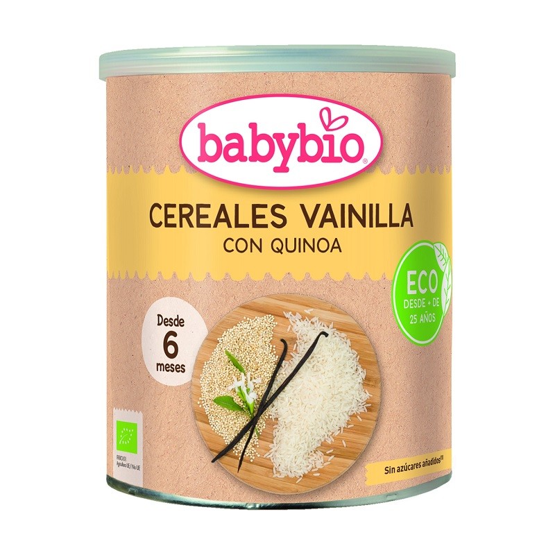 BABYBIO Cereales Vainilla con Quinoa BIO +6m 220g